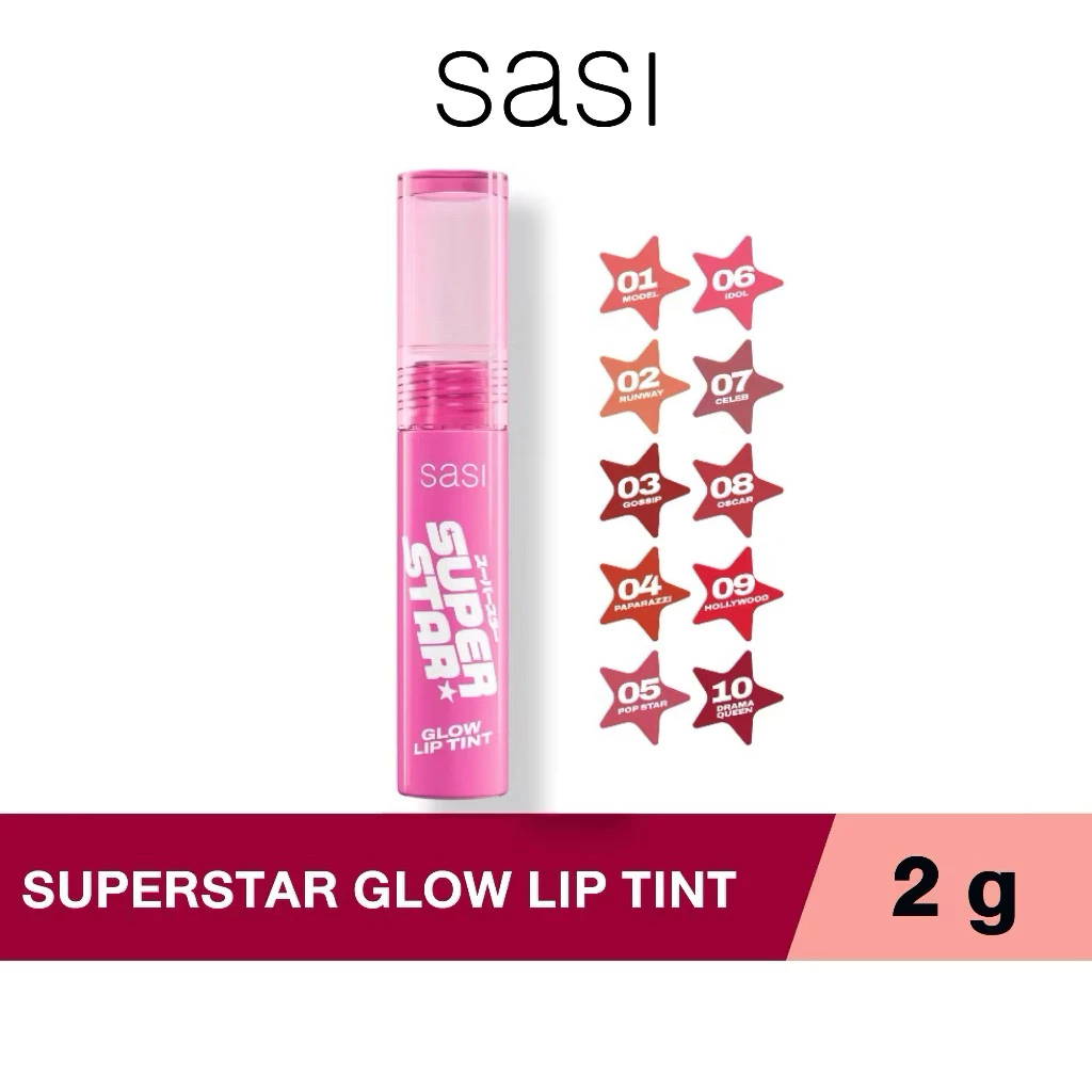 พร้อมส่ง💓| Sasi Superstar Glow Lip Tint (2g.) ศศิ ซุปเปอร์สตาร์ โกลว์ ลิป ทินท์
