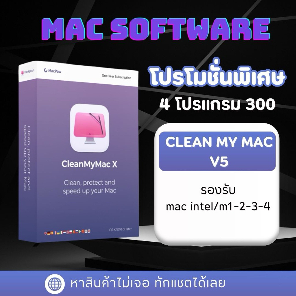clean my mac ล้างไฟล์ขยะ