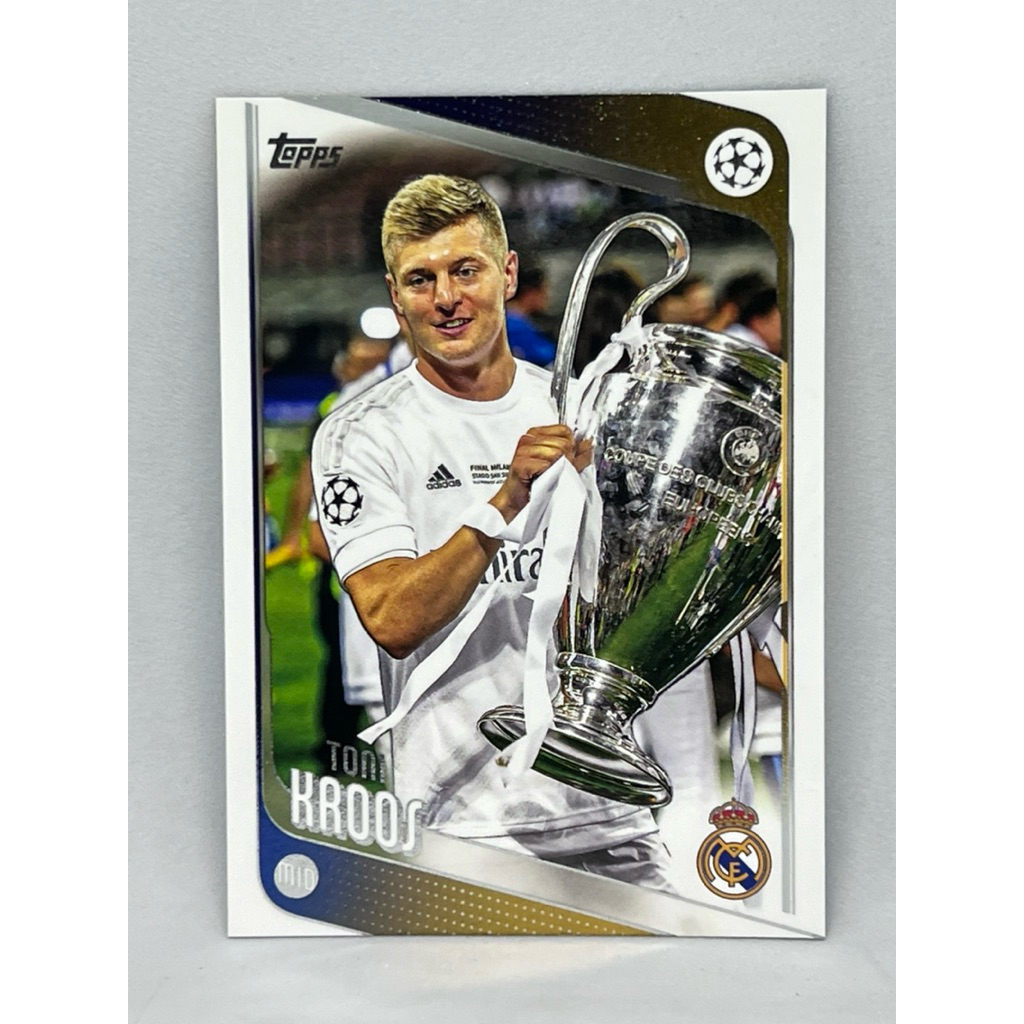 การ์ดฟุตบอล Topps 2025 - 2026 UCC Toni Kroos Short Print Variations