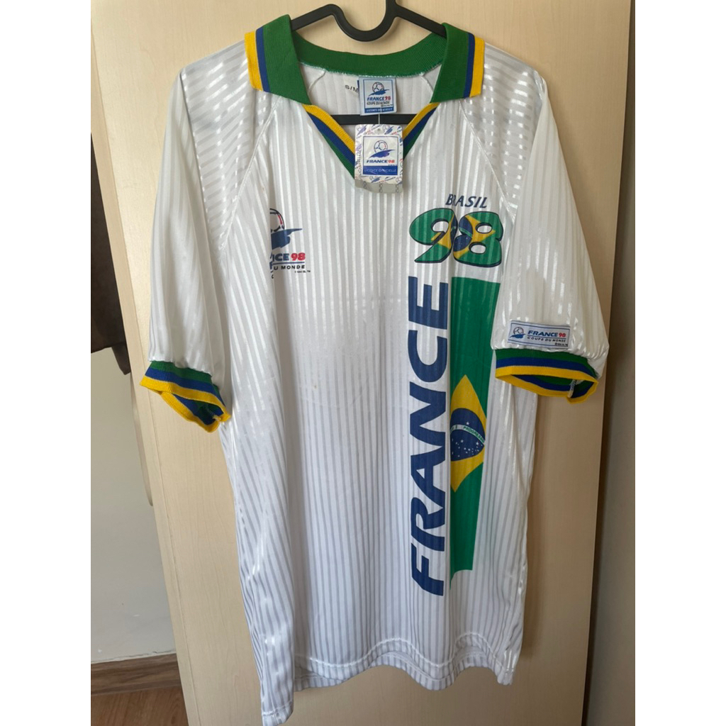Brazil World Cup France 1998 Jersey Fan Football