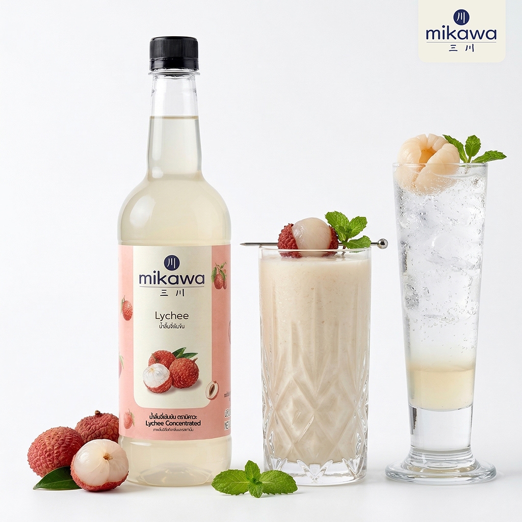 มิคาวะ สควอช ลิ้นจี่ 740 มล. MIKAWA CONCENTRATED LYCHEE SQUASH 740 ML