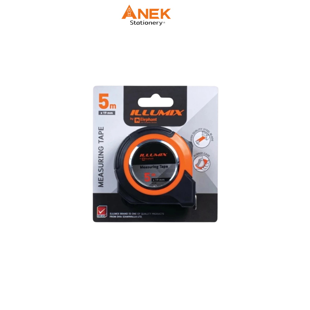illumix (อิลลูมิกซ์) ตลับเมตร อิลลูมิกซ์ รุ่น MT1-3M , MT1-5M ขนาด 3m. / 5m. ( 1 ชิ้น ) ราคา ถูกที่สุด ดีลบีเคเค แกลเลอรีภาพที่ 3