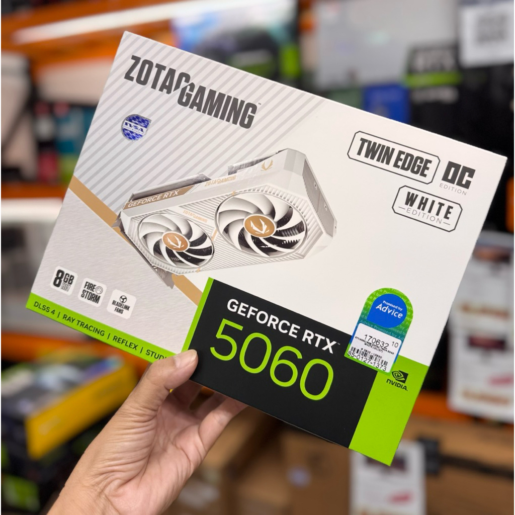 ZOTAC GAMING GEFORCE RT X 5060 TWIN EDGE OC WHITE EDITION - 8GB G DDR7