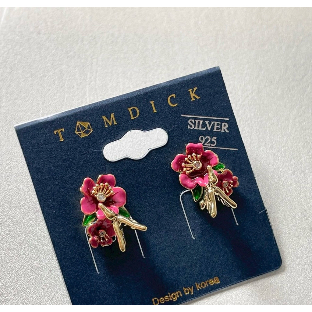 ต่างหูนกน้อยกับดอกไม้น่ารักหวานๆ🐤