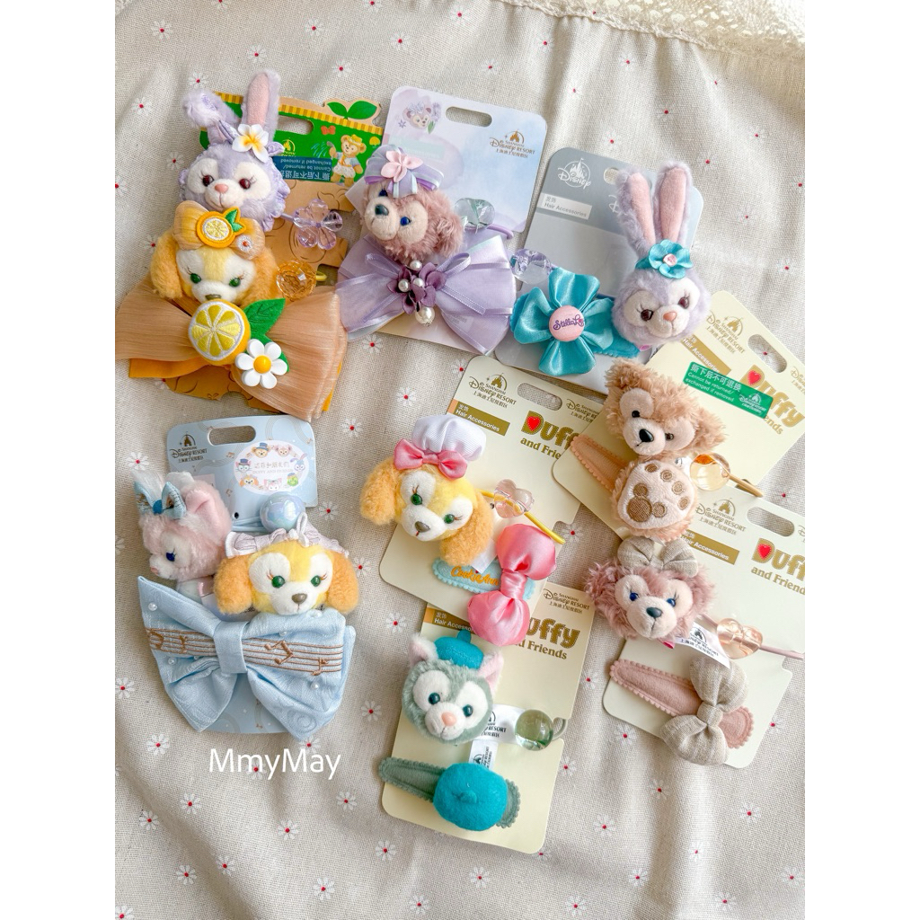 พร้อมส่ง❤กิ๊บยางรัดผม Duffy and friends ลิขสิทธิ์แท้จาก Shanghai DisneyLand