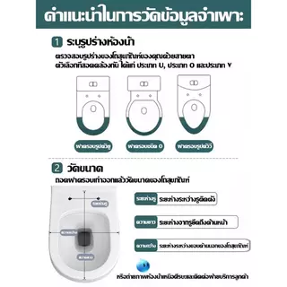 ปลอดภัยหายห่วง! ฝารองนั่งชักโครก ออโต้ สมาร์ท กดปุ่มเดียวจบ หนาพิเศษพิเศษ รับน้ำหนักคนตัวใหญ่ได้ 300kg ไม่แตกหักง่าย