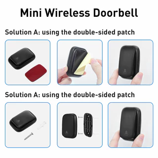 🔥ส่งไวจากไทย🔥Daytech กริ่งไร้สายไม่ใช้ถ่าน 150M Connectivity 55 Chimes Door Ring 1 Receiver 2 Button