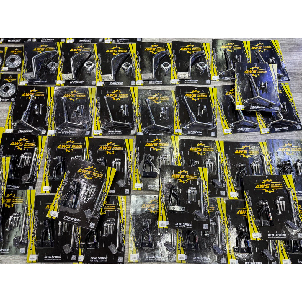 ขากันสบัดAWS(ไม่เชื่อมโครง) WAVE บังลม / หัวเถิก / หน้าแหลม / LED2024-2026 ใส่กันสบัด OHLINS SD000-001 PROFENDER 68-75MM
