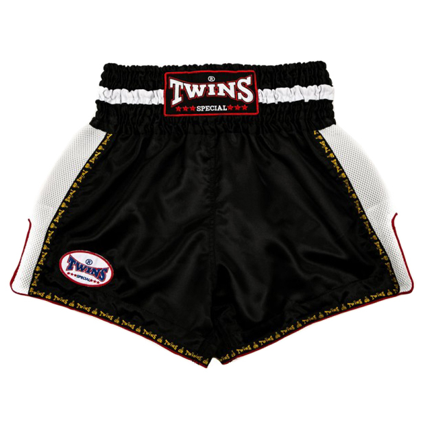 Twins Muay Thai Shorts Black กางเกงมวยไทย