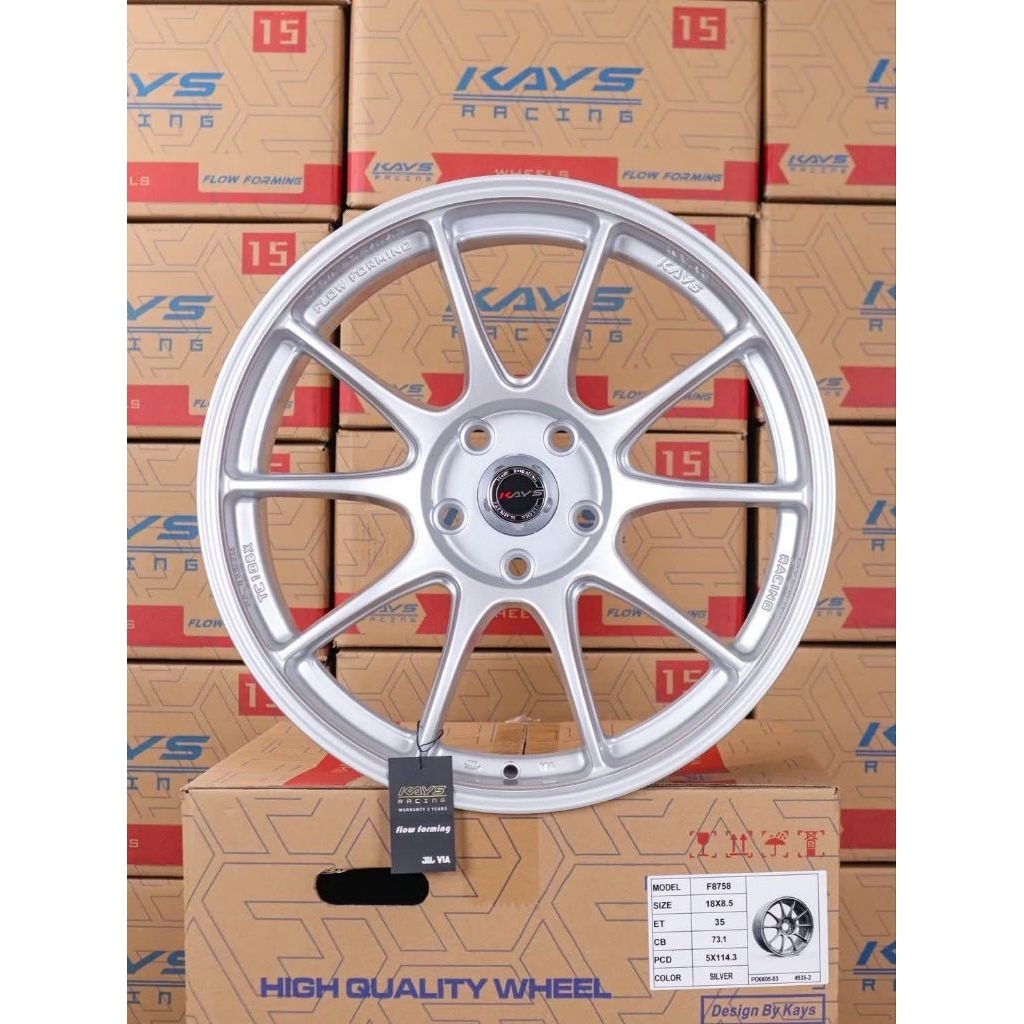 ล้อแม็ก TC105X 18*8.5 ET35 5\114.3 (งานKAYS)