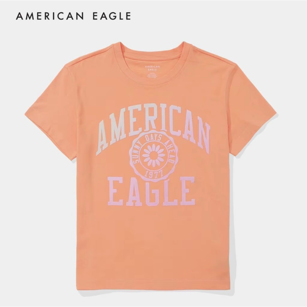 American Eagle Short-Sleeve Graphic Tee เสื้อยืดผู้หญิง กราฟฟิค