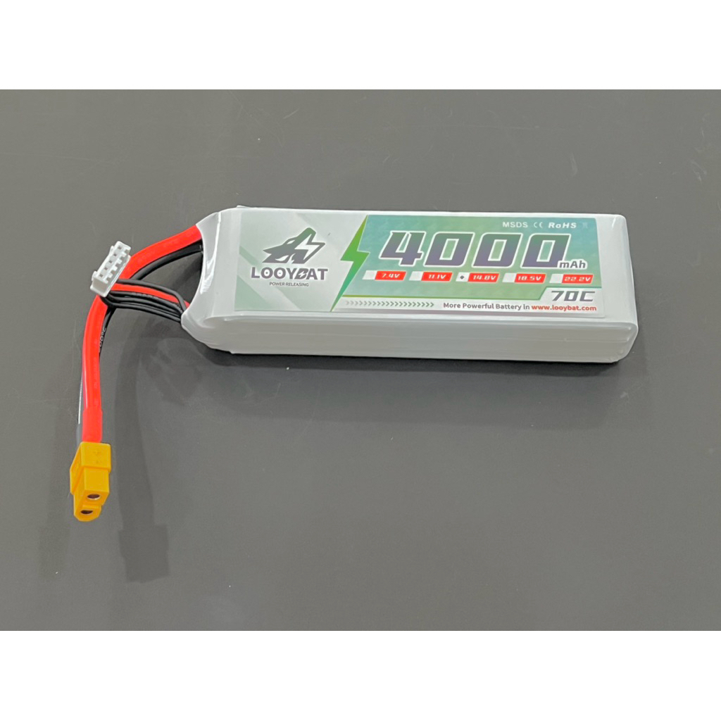 LOOYBAT Lipo 4s 14.8V 4000mAh 70c