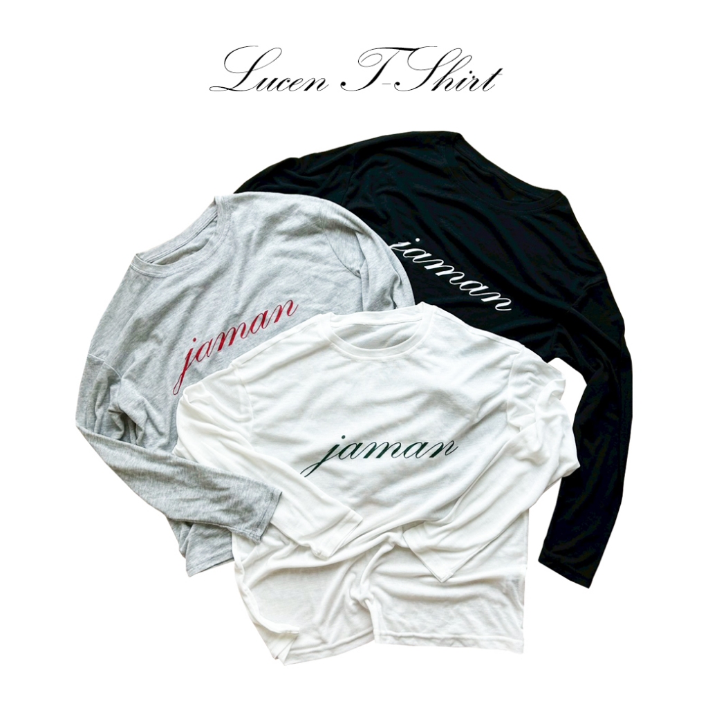 JAMANBKK / LUCEN T-SHIRT / เสื้อยืดแขนยาว