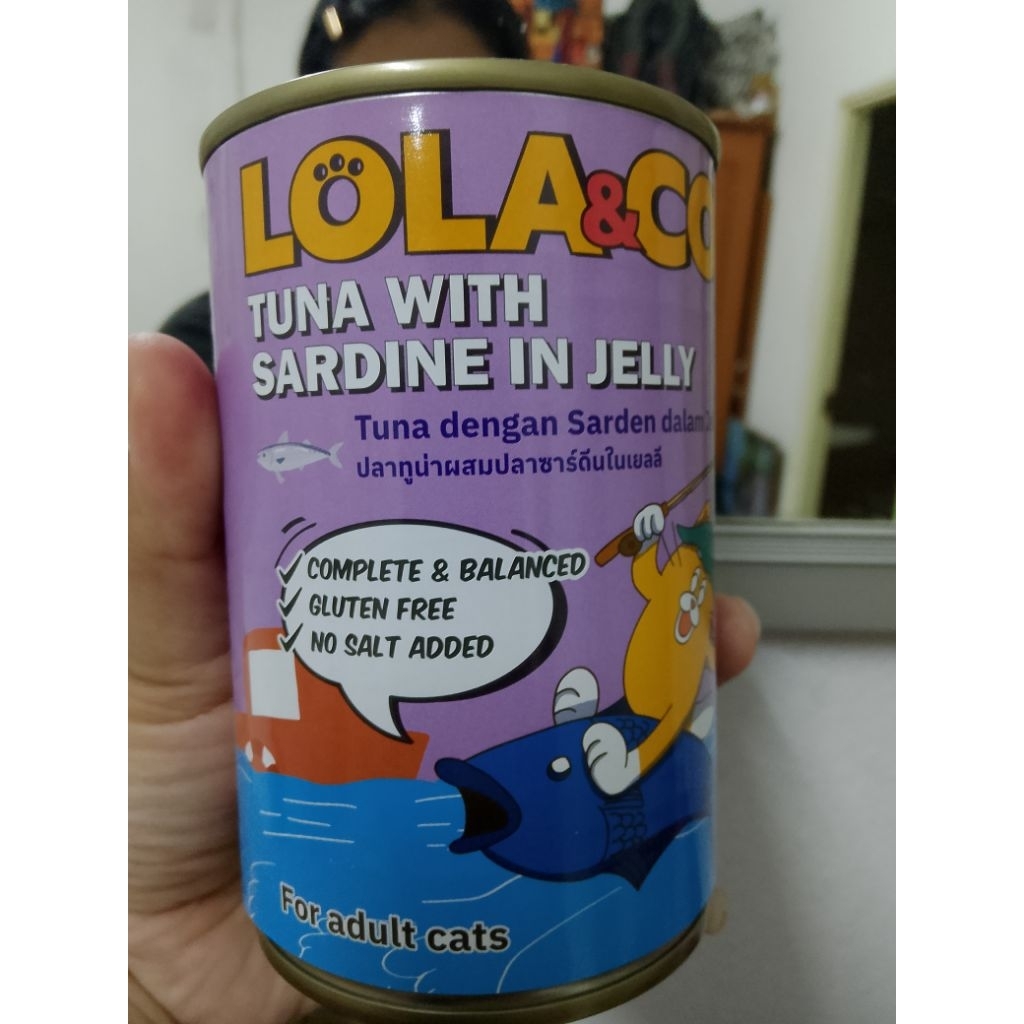 400g Lola & Co อาหารแมวเปียก สูตร Complete & Balanced สำหรับแมวทุกวัย