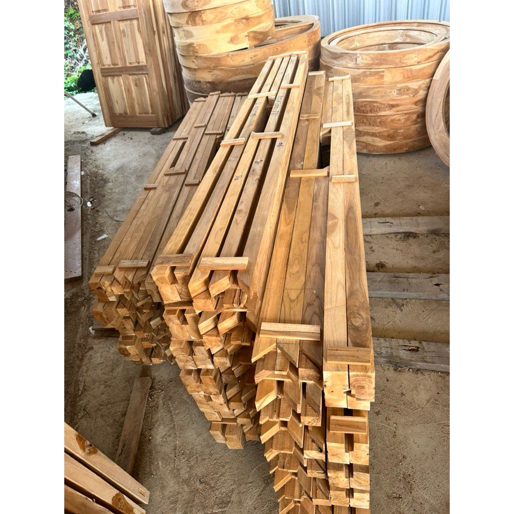 วงกบประตู ทำจากไม้สัก 80x200 90x200 100x200