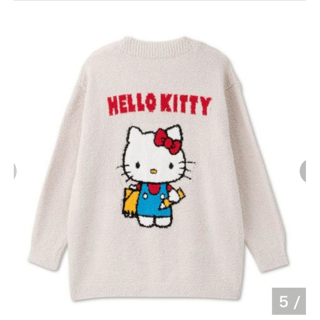 เสื้อกันหนาว คาร์ดิแกน ลายคิตตี้ ของแท้จากญี่ปุ่น สินค้าพร้อมส่ง