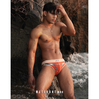 Awesome SW603 กางเกงว่ายน้ำผู้ชายทรงบรีฟ ดีไซน์สปอร์ตโดดเด่น…