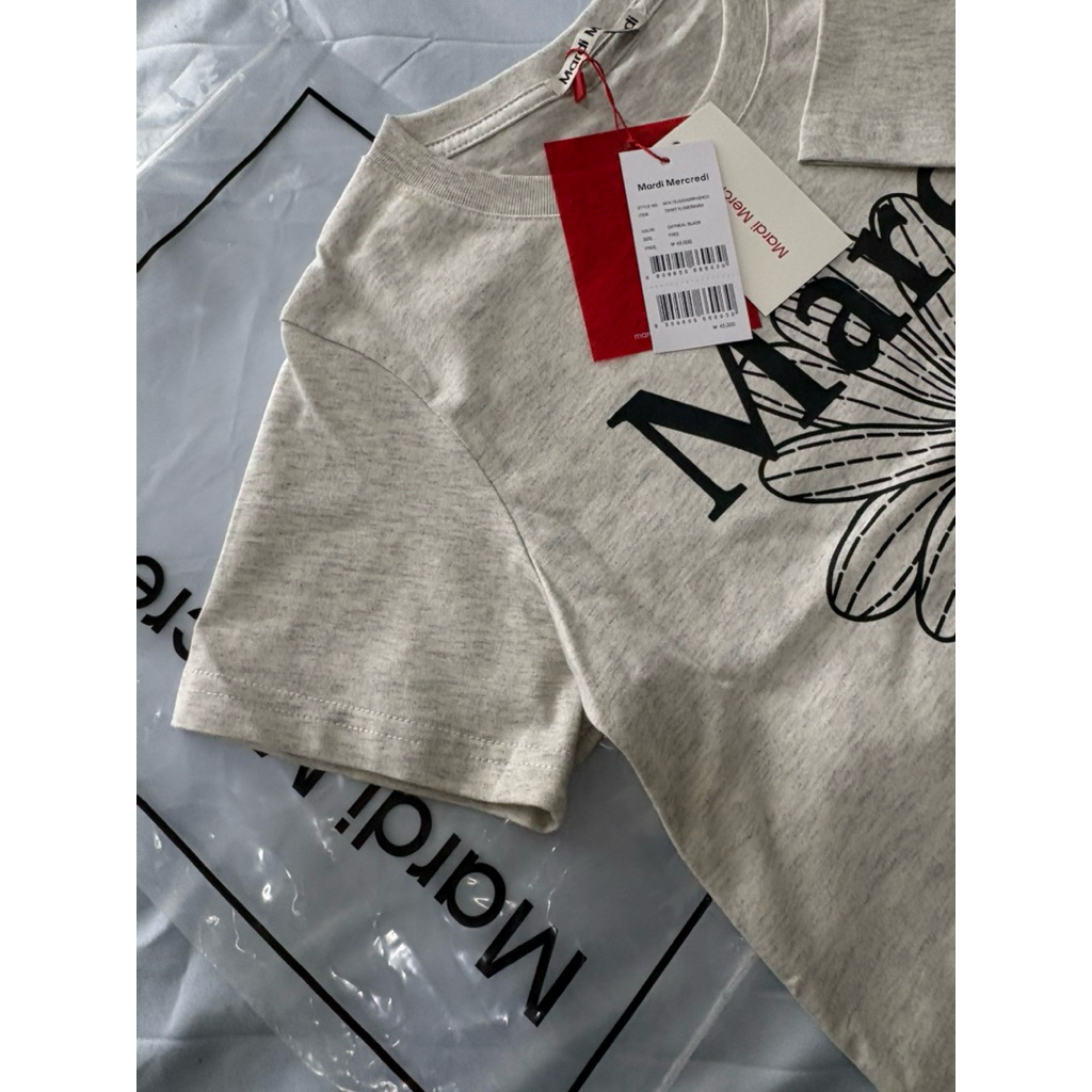 เสื้อยืด คร็อป Mardi ดอกไม้ S อก 32-34 ราคา ถูกที่สุด ดีลบีเคเค แกลเลอรีภาพที่ 2