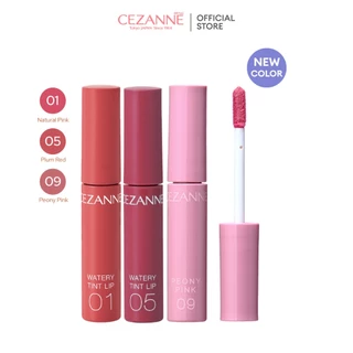 CEZANNE Watery Tint Lip ลิปทินท์ผสมออยล์ ​ริมฝีปากที่ฉ่ำวาว
