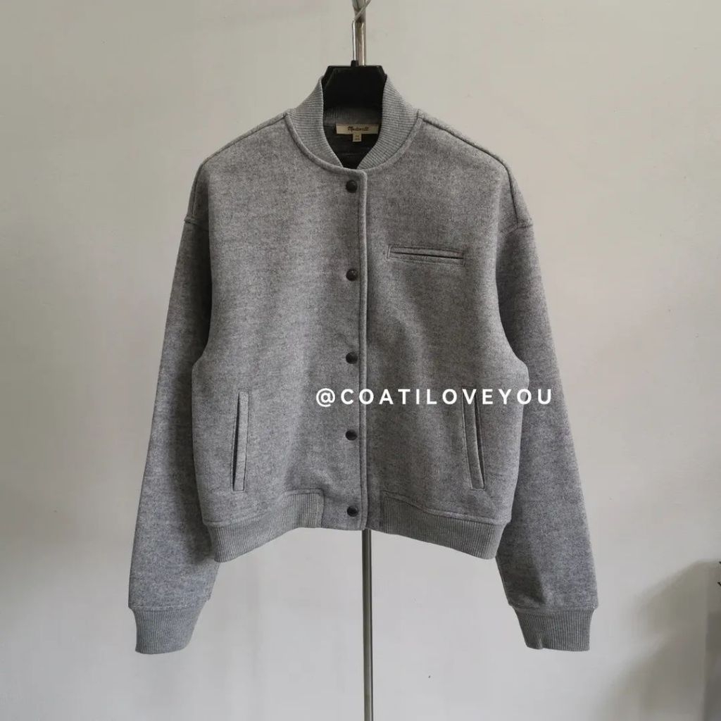 Madewell​ Wool​ ​Bomber​ Women's Jacket​