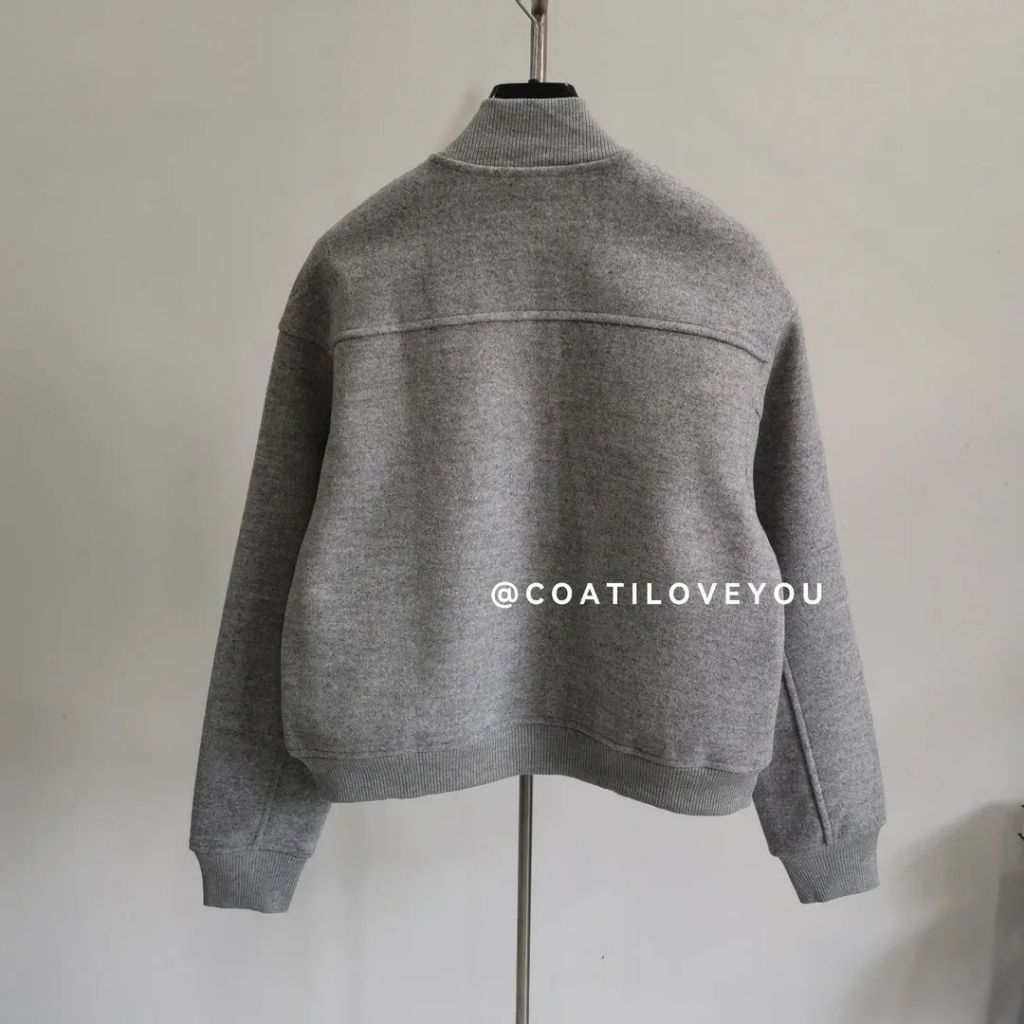 Madewell​ Wool​ ​Bomber​ Women's Jacket​ รูปที่ 6