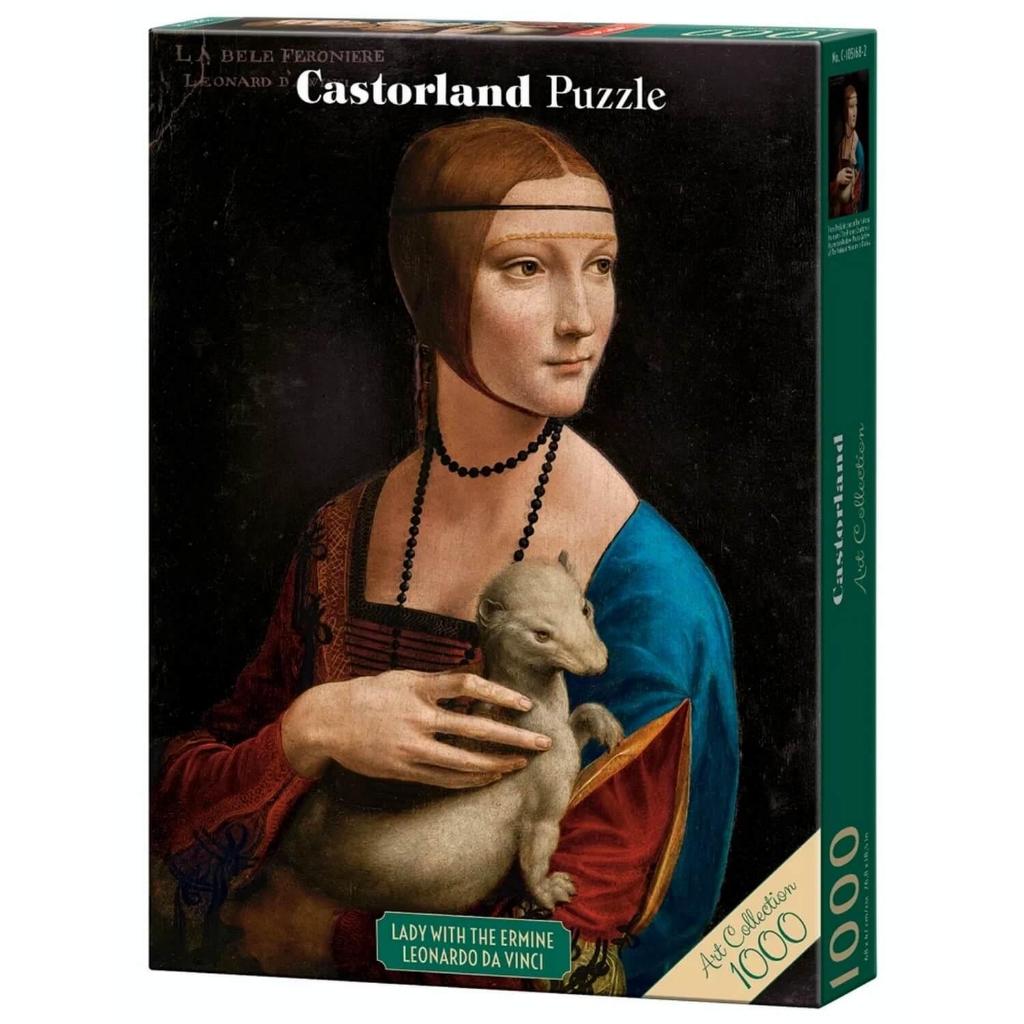 จิ๊กซอว์ Castorland - Lady with the Ermine by Leonardo Da Vinci ขนาด 1000 ชิ้น Jigsaw Puzzle 1000 pi