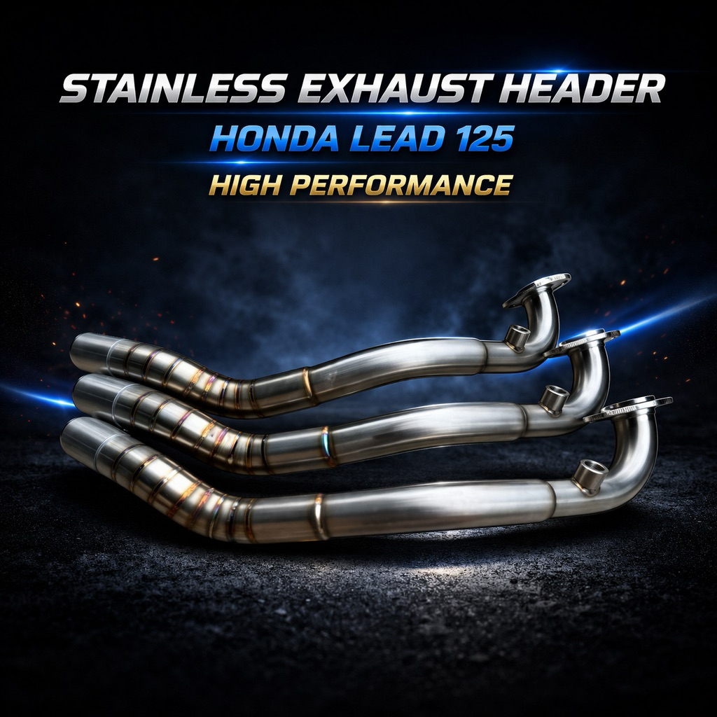 คอท่อสแตนเลส Honda Lead 125
