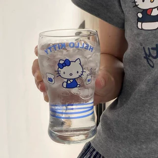 แก้ว Hello Kitty 410 มล วัสดุแก้ว พร้อมส่ง