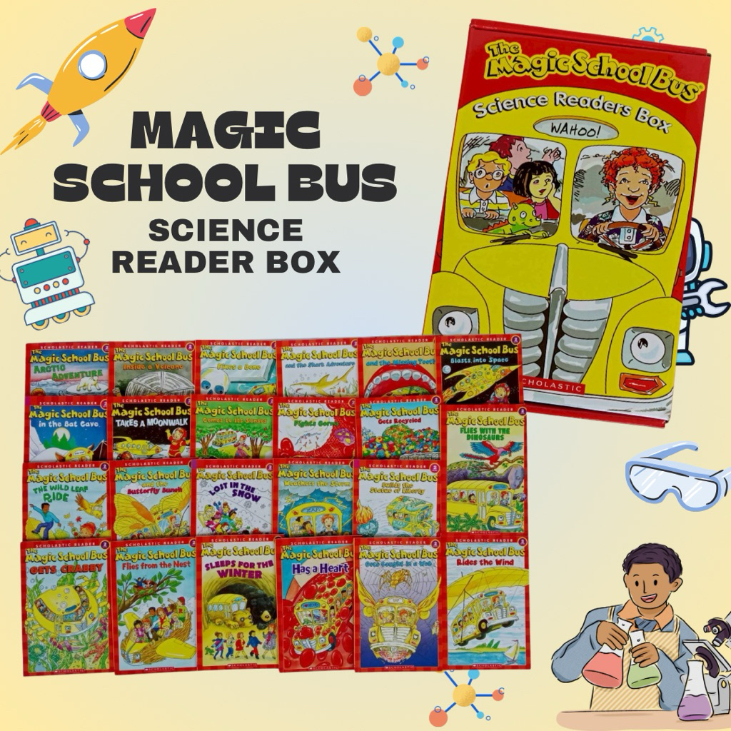 The magic school bus หนังสือการ์ตูนความรู้ วิทยาศาสตร์