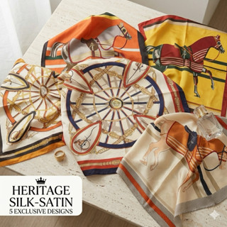 [Heritage] Silk-Satin Square Scarf (70x70) • Elite Equestria…