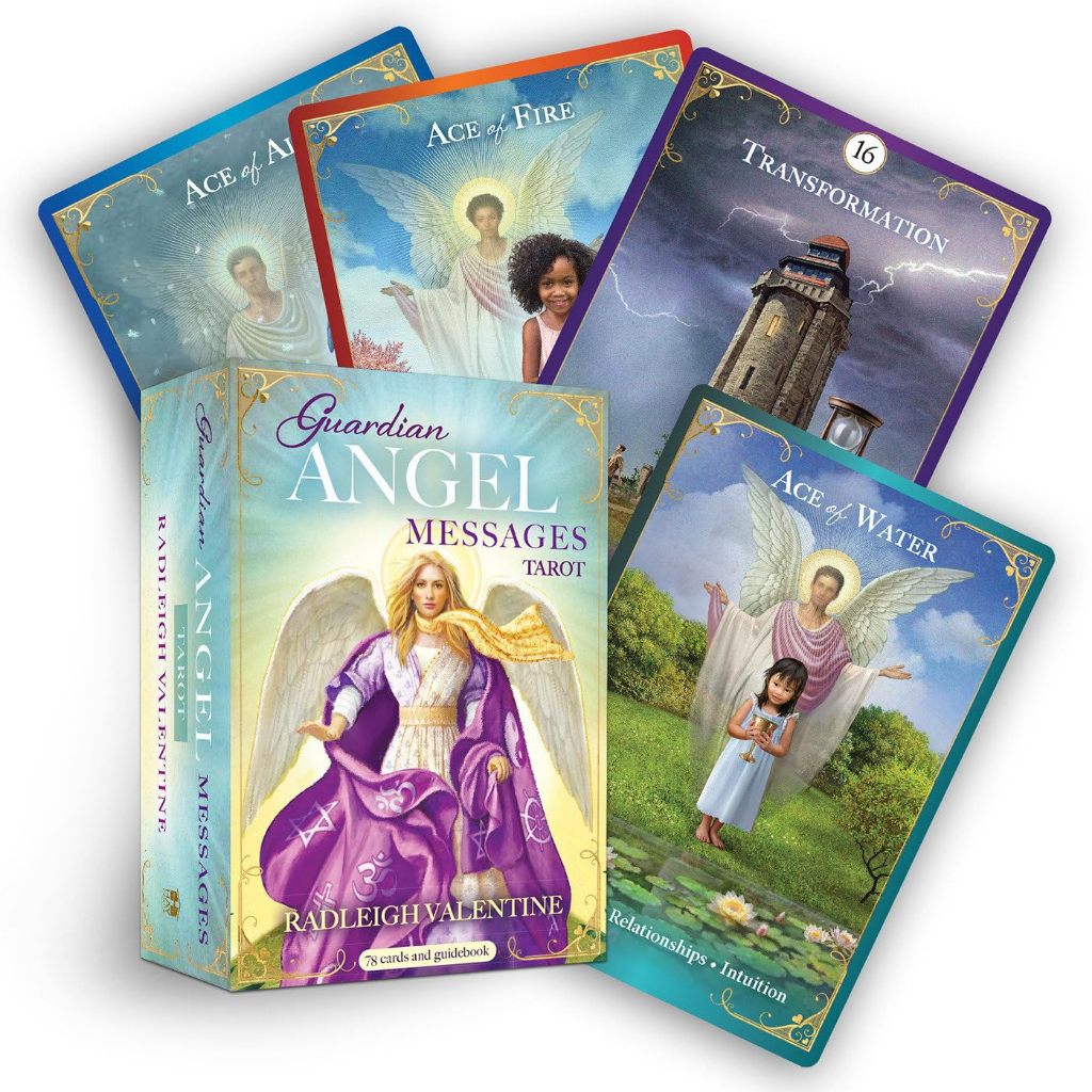 ✨พร้อมส่งแท้💯Guardian Angel Messages Tarot: A 78-Card Deck and Guidebook🔮✨ไพ่ทาโรต์