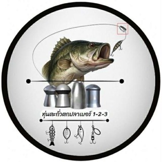 สติ๊กเกอร์ติดตลับอลูมิเนียมเบอร์2