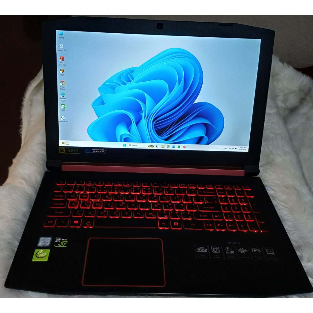 โน๊ตบุ๊คมือสอง สภาพดี ACER NITRO AN515-52  Intel Core i5-8300H จอ 15.6 inc