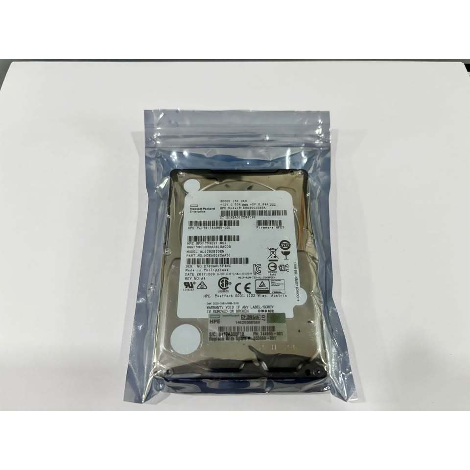 hdd sas 300 15k 6g 2.5" hdd server ฮาร์ตดิสแซสมือสองพร้อมใช้งาน