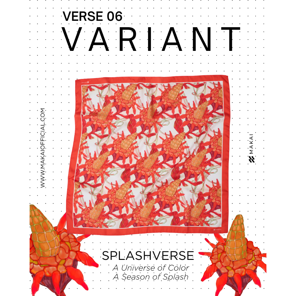 MAKAI Bandana ผ้าโพกหัว ผ้าพันคอ ลาย VARIANT