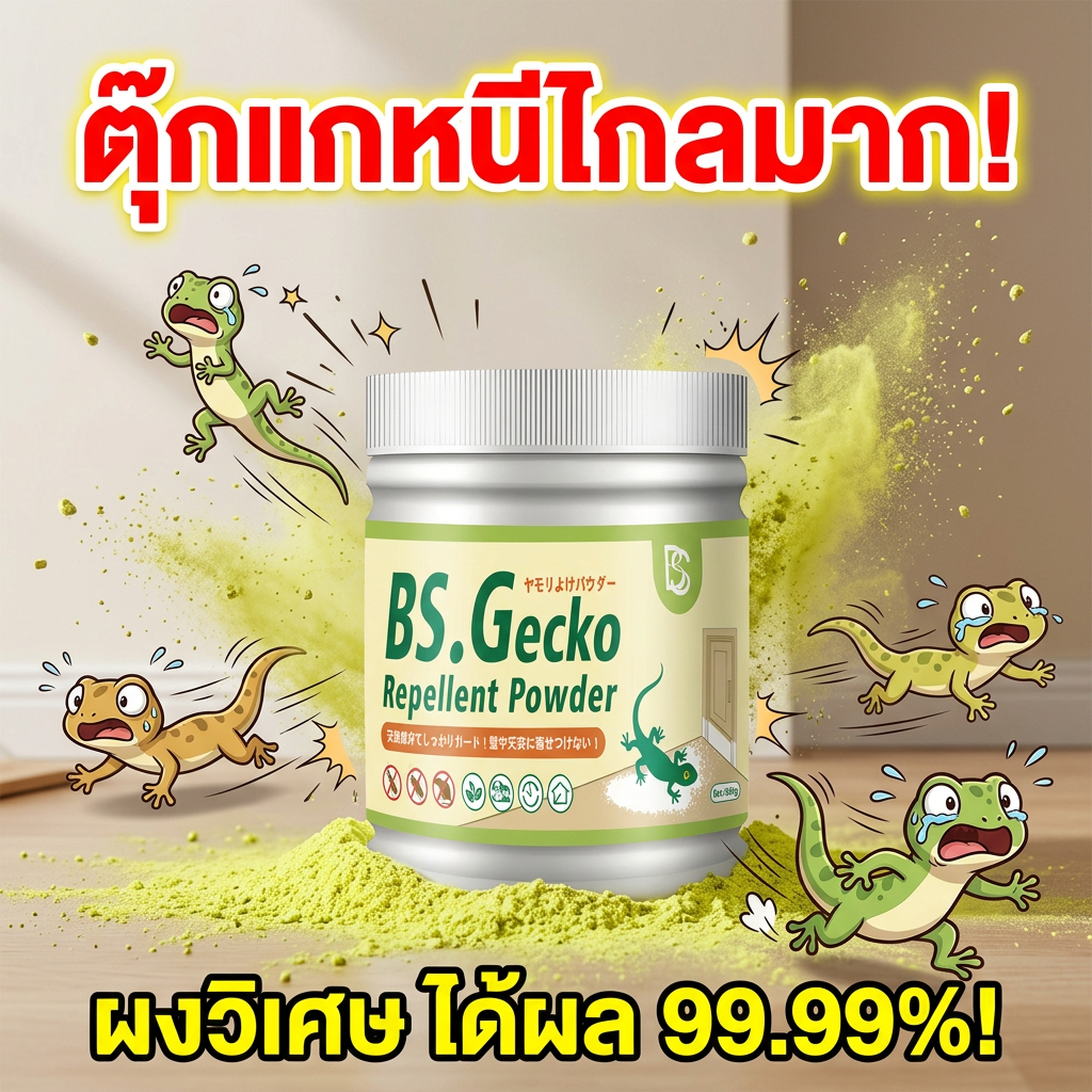🦎สูตรลับทำให้จิ้งจกหนีหายอย่างถาวร🦎LY ผงกำจัดจิ้งจก ดักจิ้งจก ยาไล่จิ้งจก ยาจิ้งจก สูตรปรับปรุงจากญี่ปุ่น