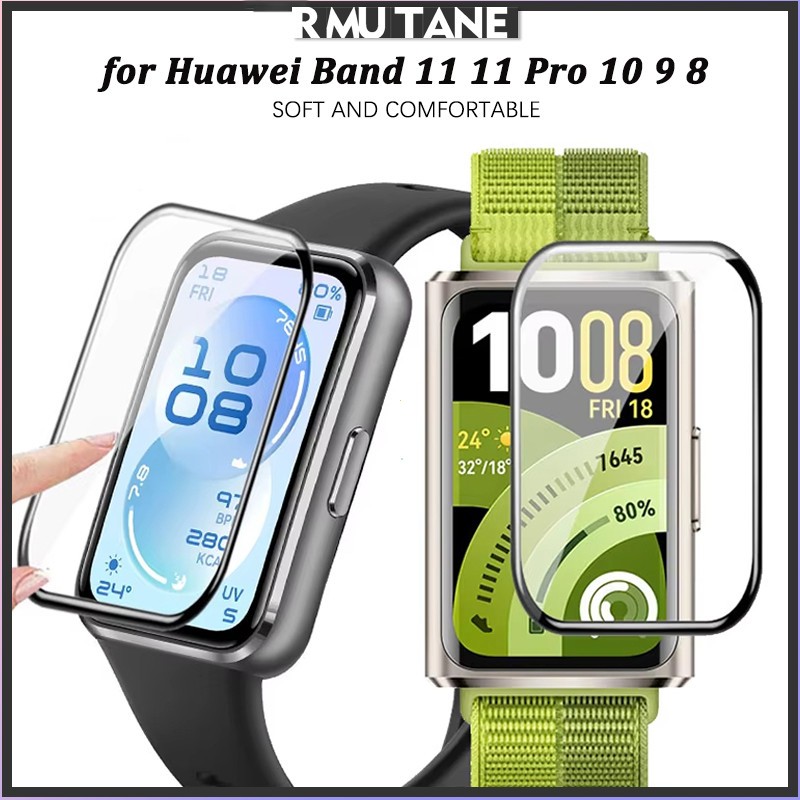 ฟิล์มนุ่ม TPU / แก้วนิรภัย 9D for Huawei Band 11 11 Pro อุปกรณ์ป้องกันหน้าจอ for Smartwatch Huawei B
