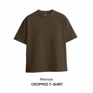 MeMee | เสื้อยืดครอป คอฟิต ผ้าCotton Comp เนื้อผ้าพรีเมี่ยม คุณภาพดี ผ้าหนานิ่ม “ CROPPED T-SHIRTรุ่นใหม่ ”