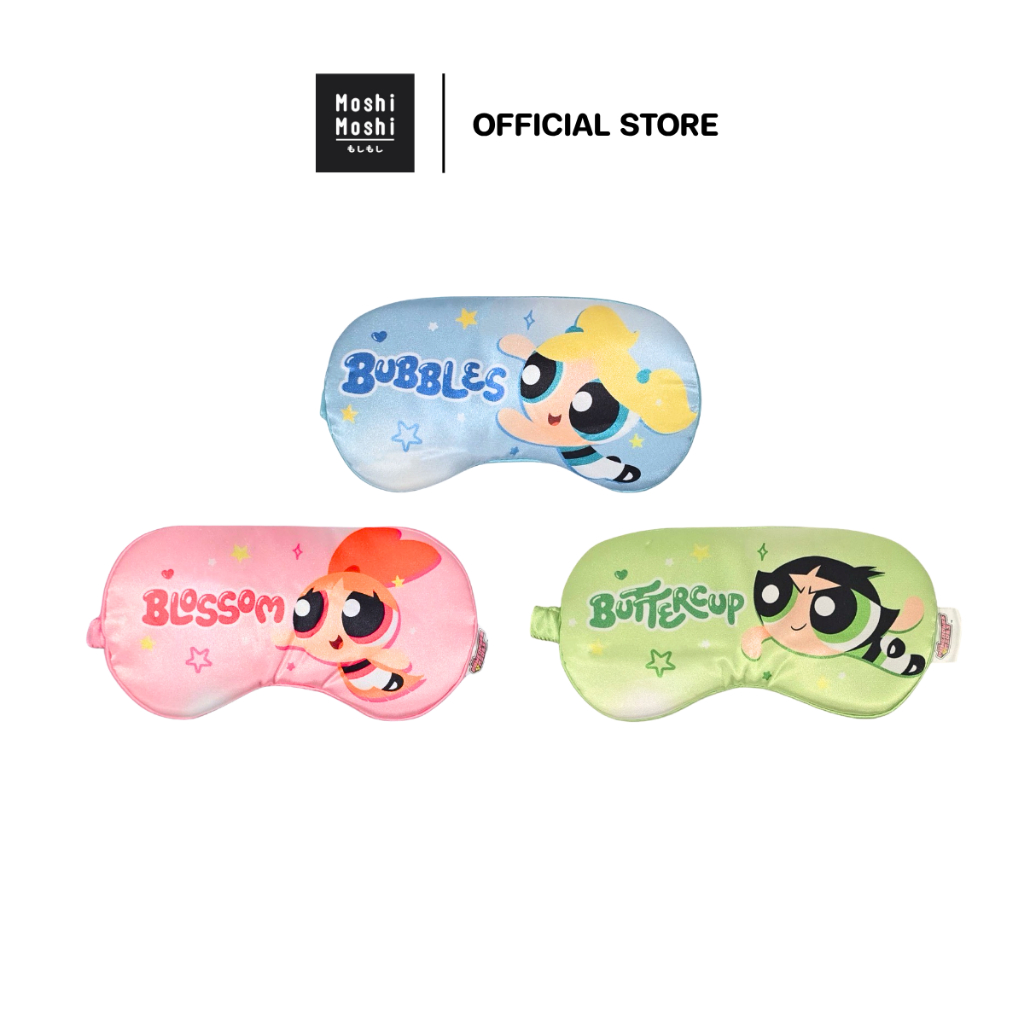 Moshi Moshi ผ้าปิดตา ผ้าปิดตาเวลาพักผ่อน ลาย The Powerpuff Girls ลิขสิทธิ์แท้ รุ่น 6100007815-7817