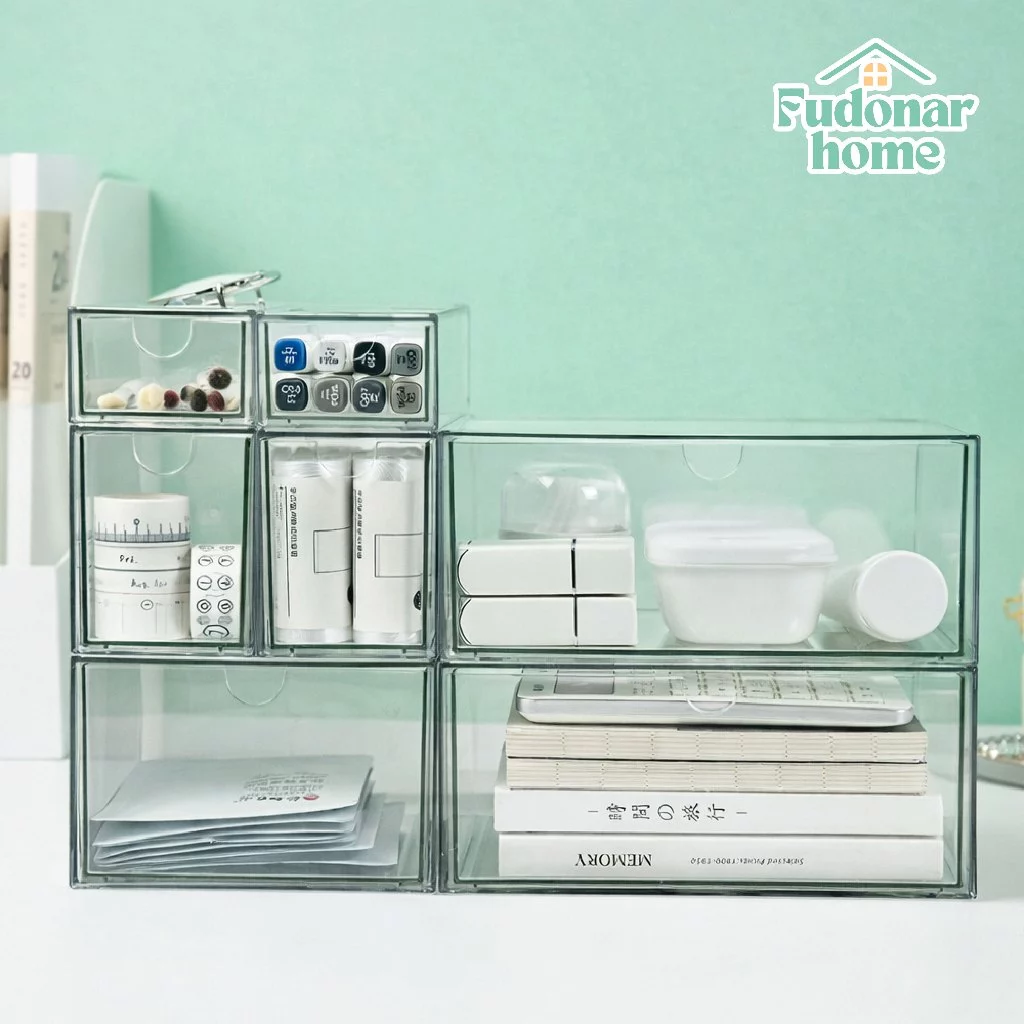 Fudonar ลิ้นชักตั้งโต๊ะแบบ DIY หลายขนาดประกอบได้หลากหลายรูปแบบตามความต้องการ thumbnail 7