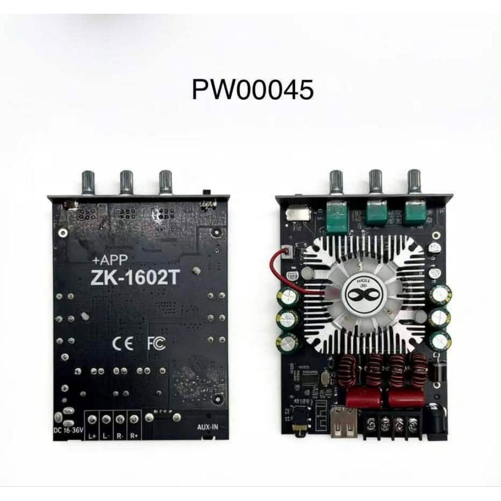 แอมป์จิ๋วzk 1602T บลูทูธ5.0 160w*2