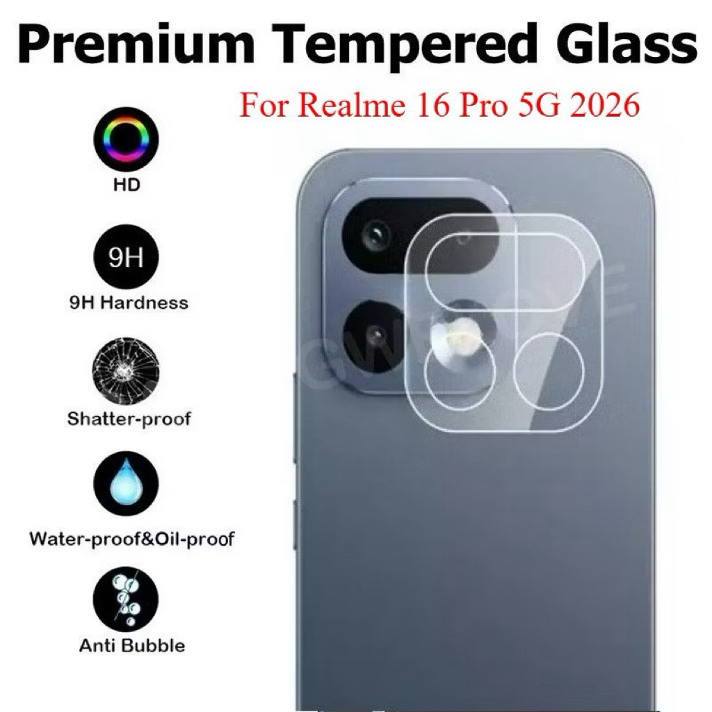 ส่งจากไทย ฟิล์มกล้อง For Realme 16Pro/16Pro Plus ฝาครอบกระจกนิรภัยใส ใช้ได้กับกล้องหลัง ฟิล์มกระจกเลนส์กล้อง กันกระแทก