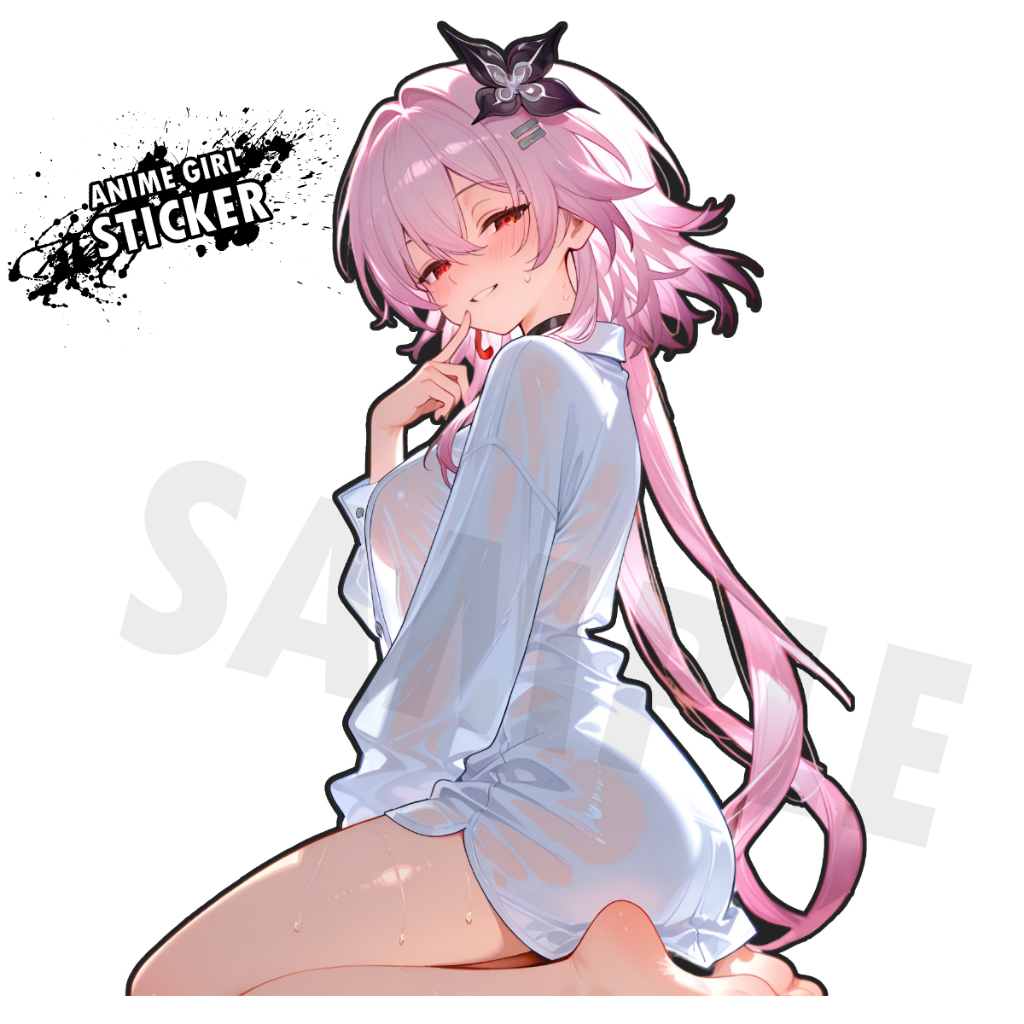 Evernight honkai star rail สติ๊กเกอร์ Game Waifu March 7th star rail Evernight Doujin