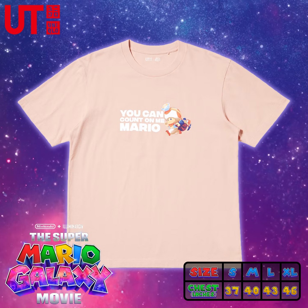 เสื้อยืด Uniqlo UT - The Super Mario Galaxy Movie 0310