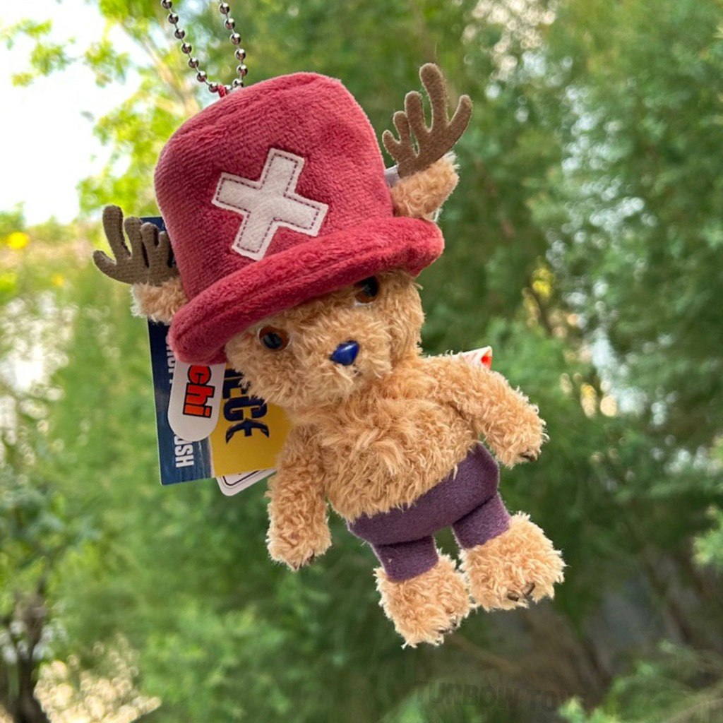 (พร้อมส่ง💥แมสได้🛵) พวงกุญแจ และ ตุ๊กตา TonyTony Chopper จากคอลสุดฮอต🤠 OnePiece X Monchhichi ของแท้100%