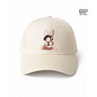 GSP BOY BOY Cap Embroidery Nini Cap หมวก - สีเบจ DC12BE