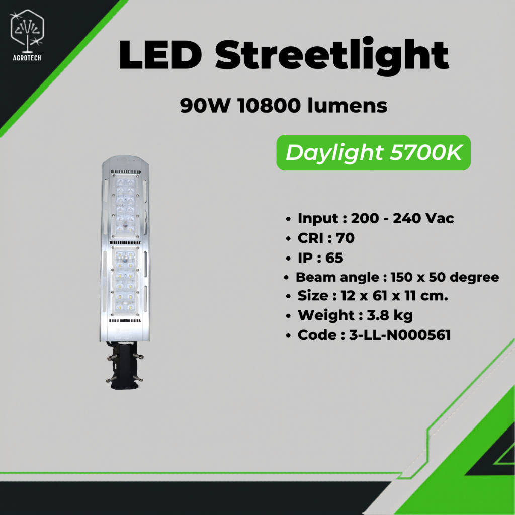 LED STreet Light 90W 5700K 10800lm