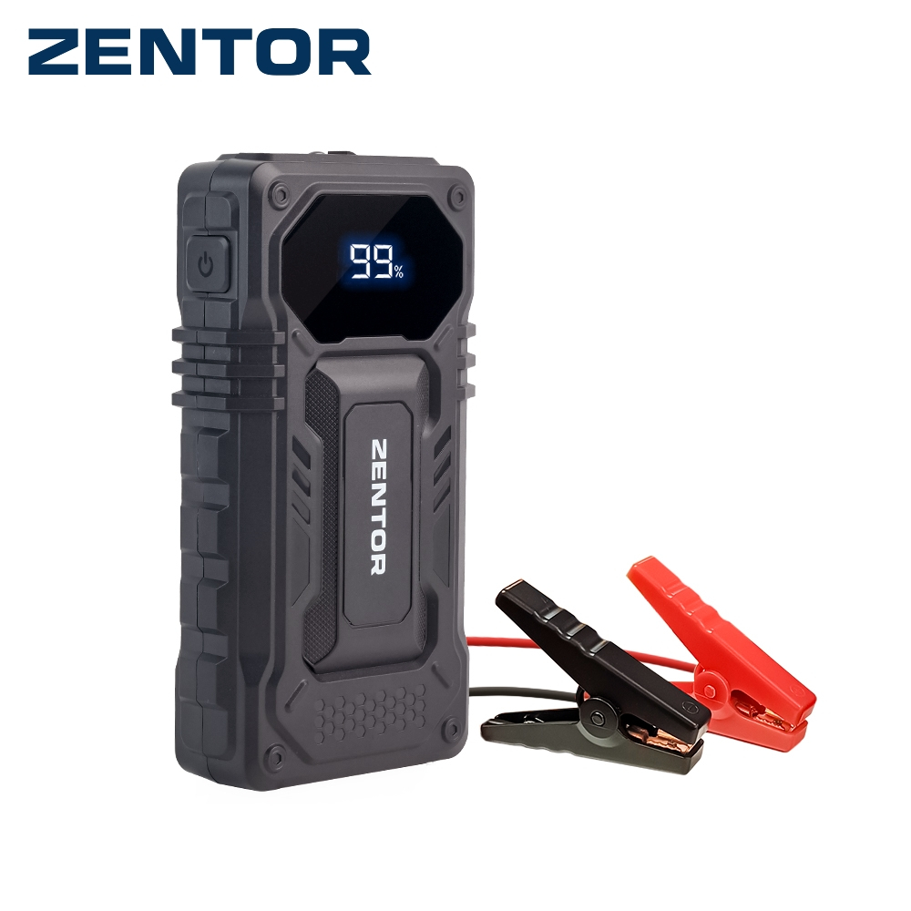 Zentor จั๊มสตาร์ทพกพา จั๊มสตาร์ทรถฉุกเฉิน เครื่องชาร์จรถยนต์แบบพกพา 10,000mAh อุปกรณ์ครบชุด Jump Start Power