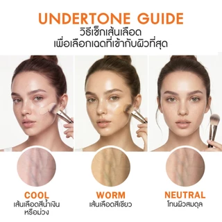 Tellme เท็ลมี ลิควิด รีไฟน์ ฟาวน์เดชั่น ครีมรองพื้น ปกปิดริ้วรอย ไม่เหนียวเหนอะหนะ 9529N