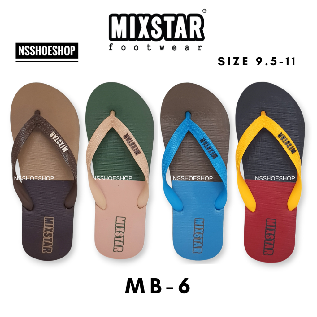 [ส่งทุกวัน] Mixstar MB6 ทูโทน มิกซ์สตาร์ ของแท้ 100% รองเท้าแตะฟองน้ำหูหนีบ หูคีบ